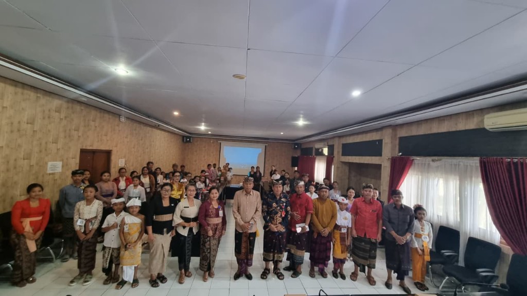 Siswa SD se-Kabupaten Bangli Unjuk Kebolehan dalam Lomba Bercerita. 
