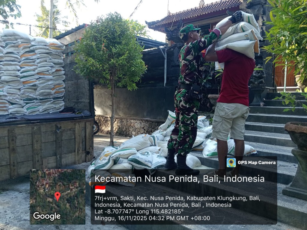 Babinsa Sakti Kawal Distribusi PBP Beras, Pastikan Berjalan Lancar