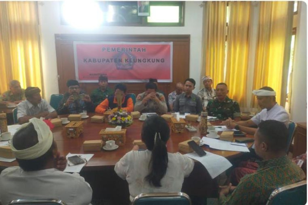 Jelang Nataru, Pemkab Klungkung Gelar Rapat Teknis Antisipasi Kerawanan Libatkan Kodim Klungkung