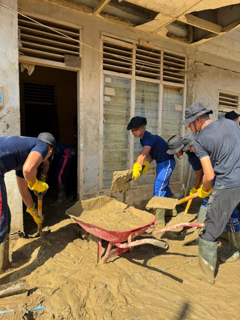 Taruna Poltekpin Fokus Bersihkan Lapas, Rumah Dinas, dan Sekolah di Aceh