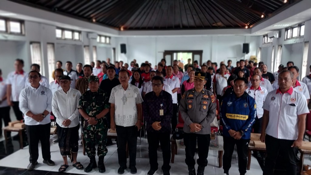 Pasilog Kodim Klungkung Hadiri Rakorkab KONI Kabupaten Klungkung