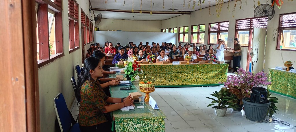Danramil Dawan Hadiri  : Rapat Akhir  Tahun Koperasi  Panca Satya Desa Dawan Klod