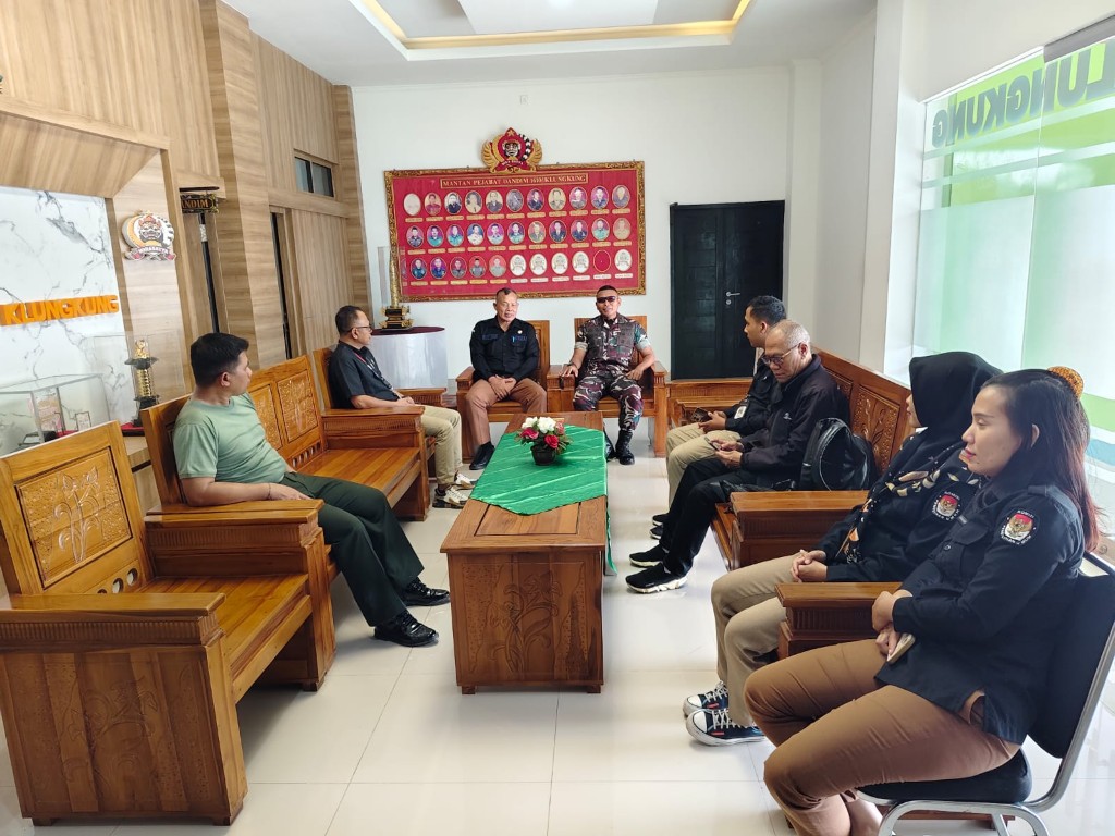 KPU Kabupaten Klungkung Audensi  Makodim 