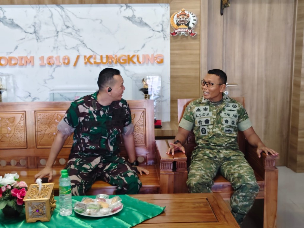 Tim Wasgiat Kodam IX/Udayana Kunjungi Kodim 1610/Klungkung