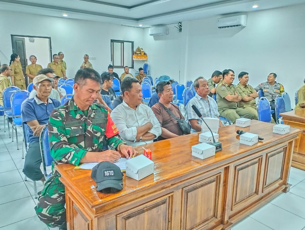 Danramil Dawan Hadiri Sosialisasi Penataan Dan Perlindungan Kawasan Sempadan Pantai