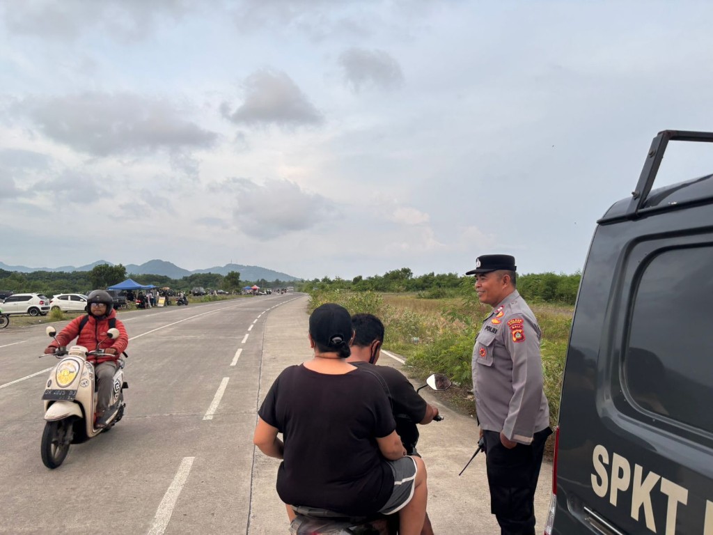 Cegah Balap Liar, Polsek Dawan Gencarkan Patroli Sodok di Jembatan Merah PKB