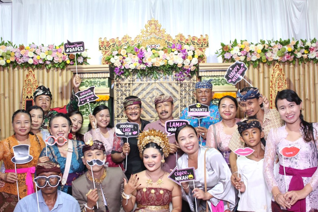 Berperan Aktif, Babinsa Paksebali Hadiri  Pernikahan Warga Binaan