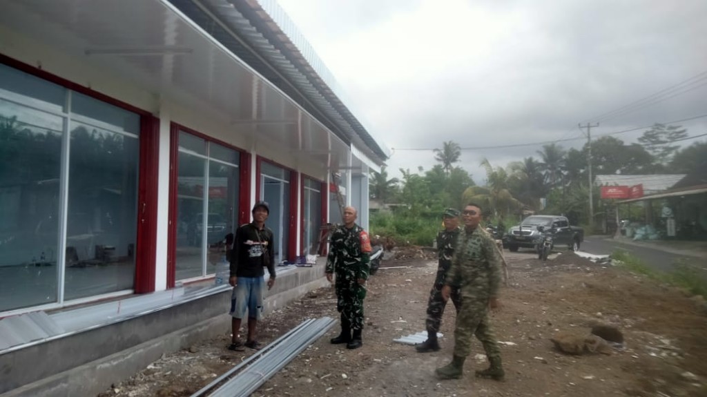 Dandim Klungkung Tinjau Progres Koperasi Merah Putih Di Desa Tusan