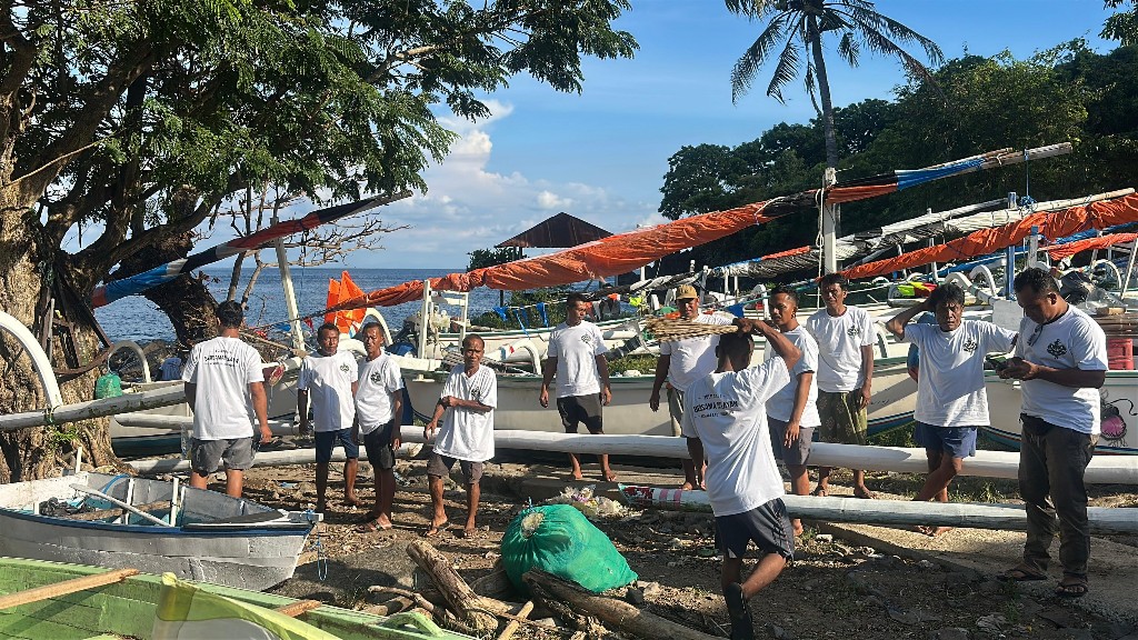Sinergi Polda Bali dan Nelayan Seraya Timur, Dukung Kampung...