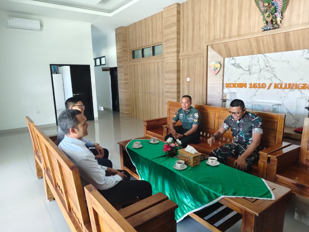 Terima Audensi Pimpinan BJB Cabang Badung, Letkol Sidik Pramono Tegaskan Wujud  Sinergitas Tanpa Batas Kodim Klungkung Bersama Semua Pihak