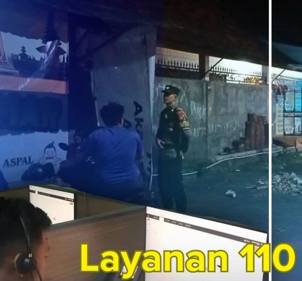 Polres Klungkung Tindak Lanjuti Aduan Warga, Tertibkan Kerumunan Anak Muda di Jl. Kenanga