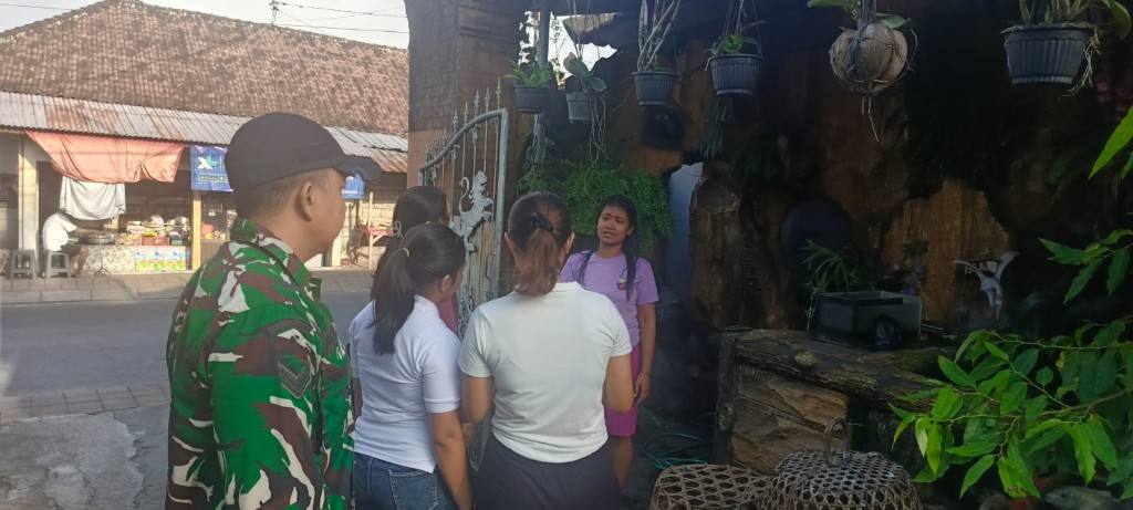 Babinsa Koramil Dawan Gelar PSN Di Desa paksebali
