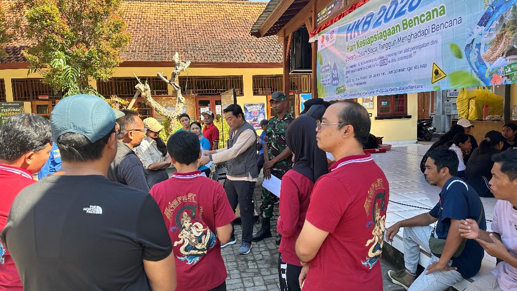 BPBD Gianyar gelar Simulasi terpadu, integrasi spab Destana, TRC...