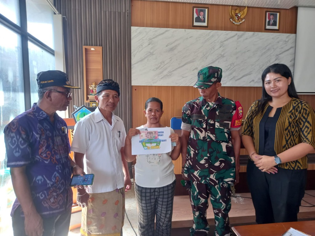 Terjunkan Babinsa, Danramil Dawan Pastikan BLT DD Tepat Sasaran