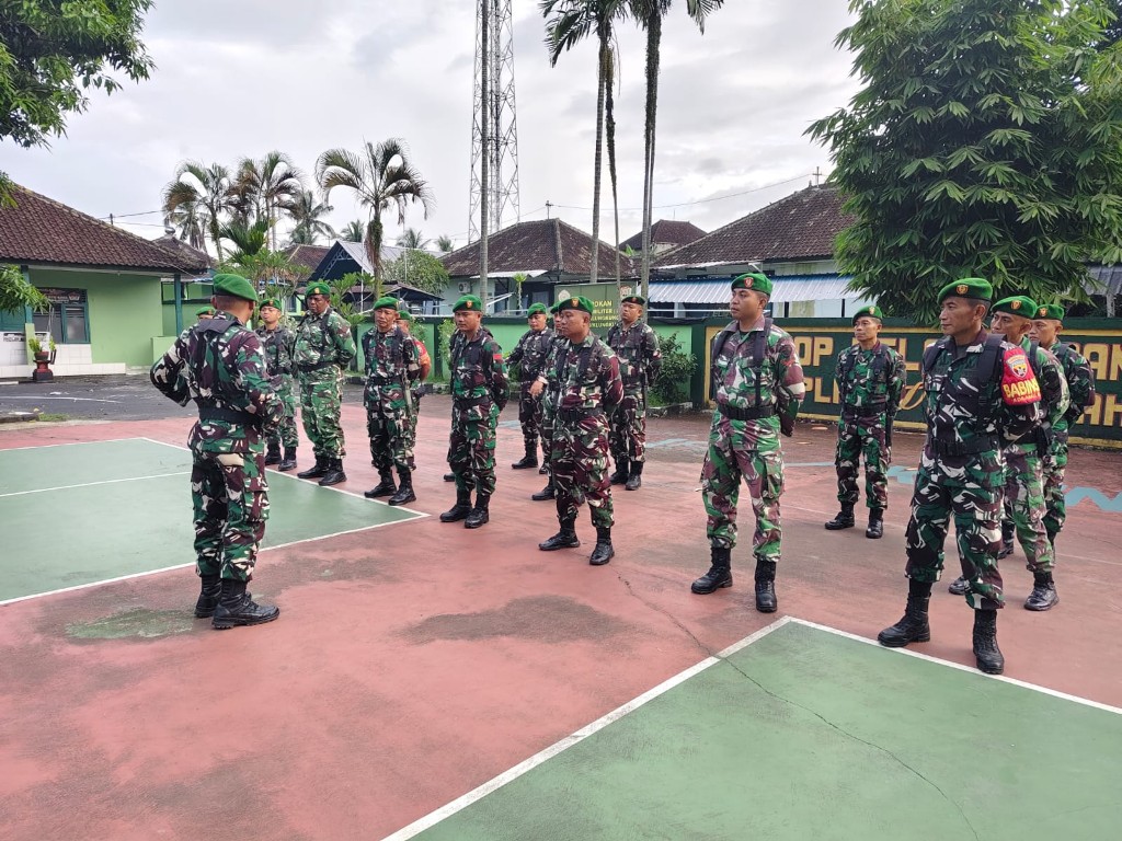 Pastikan Kesiapan Dan Antisipasi Bangsit, Kodim Klungkung Siagakan Personel Di Hari Buruh Internasional