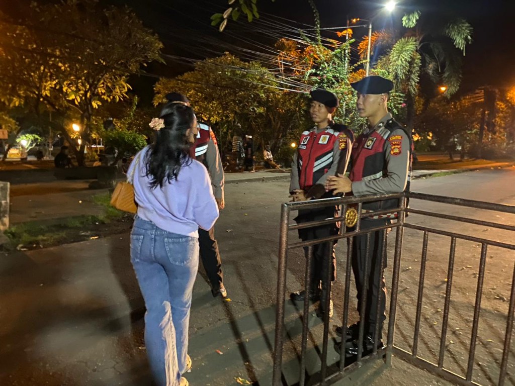 Patroli Malam Samapta Polres Klungkung Ditingkatkan, Tekan Potensi Kejahatan Jalanan.