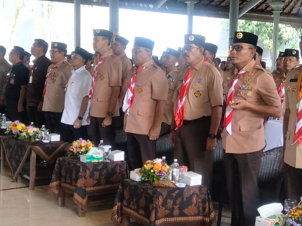 Pelantikan  Pengurus Majelis Pembimbing Cabang Gerakan Pramuka Klungkung, Letkol Sidik Pramono Harap Wujudkan Organisasi Profesional, Solid Dan Berkelanjutan

