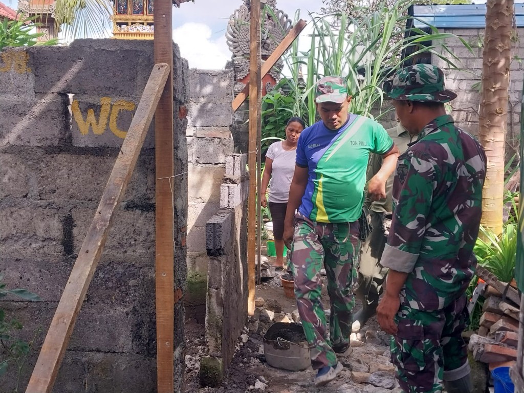 Karya Bhakti TNI Satkowil Semester I, Kodim Klungkung Rehab...