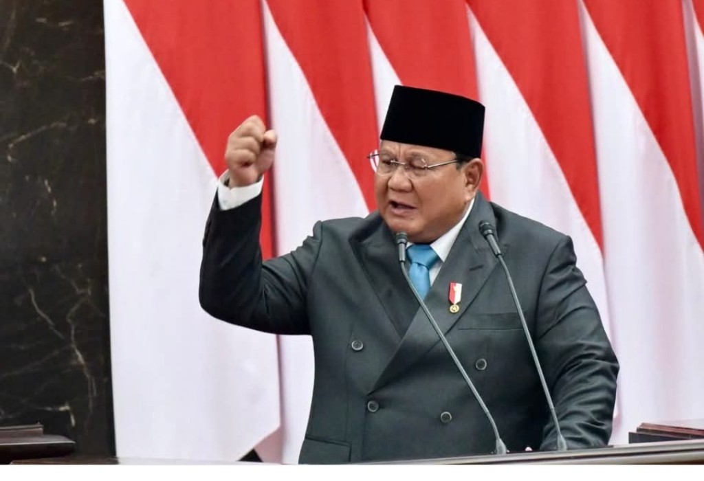 (Presiden Prabowo Subianto memaparkan arah kebijakan ekonomi nasional tahun 2027 melalui Kerangka Ekonomi Makro dan Pokok-Pokok Kebijakan Fiskal (KEM PPKF).-Dok. Setpres)