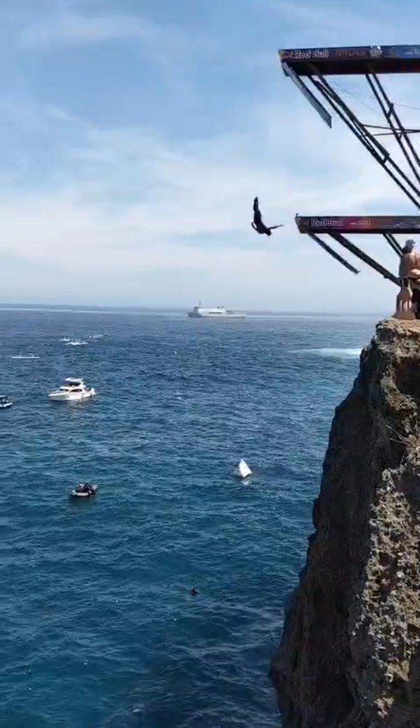 Event Red Bull Cliff Diving Series 2026  Dimulai, Aparat Gabungan Di Nusa Penida Gelar Pengamanan Ketat