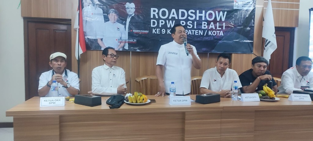 Roadshow DPW PSI Bali ke 9 Kabupaten/ Kota, Petruk Tampil Menghibur dan Bakar Semangat Kader

