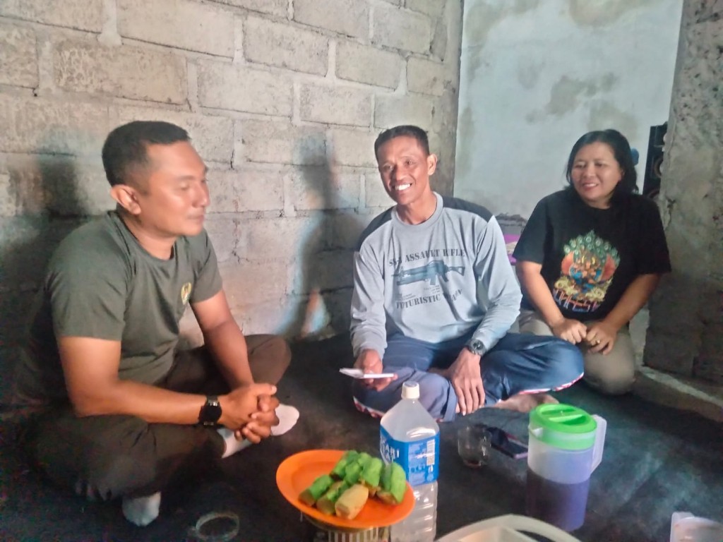 Kunjungi Prajurit Pasca Operasi, Begini Cara Koramil Klungkung Kuatkan Silahturahmi Dan Kebersamaan