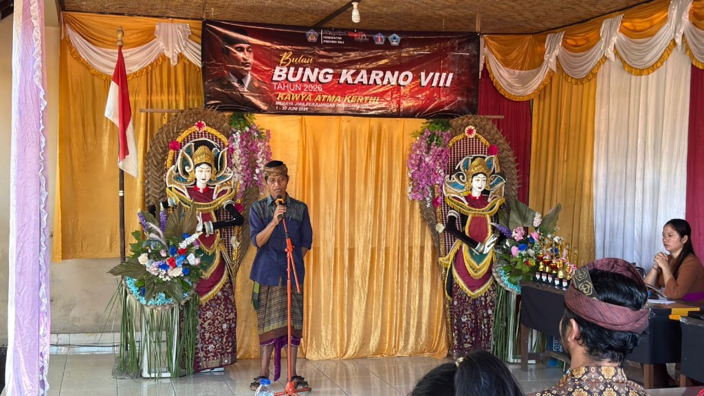 Hadiri Peringatan Bulan Bung Karno VIII, Babinsa Batumadeg  Harap Dorong Peningkatan Nasionalisme Generasi Muda 