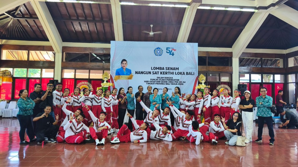 Peringati HKG PKK ke-54, TP PKK Bangli Semarakkan Lomba Senam, Paduan Suara hingga Memasak di Tingkat Provinsi Bali. 