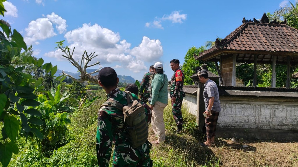 Kunjungi Desa Tihingan, Pasiter Kodim Klungkung Gelar Peninjauan...