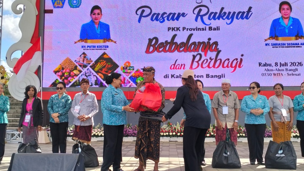 Pasar Rakyat PKK Provinsi Bali ke-5 Digelar di Bangli, Perkuat Ekonomi Lokal dan Wujudkan Semangat Berbagi. 
