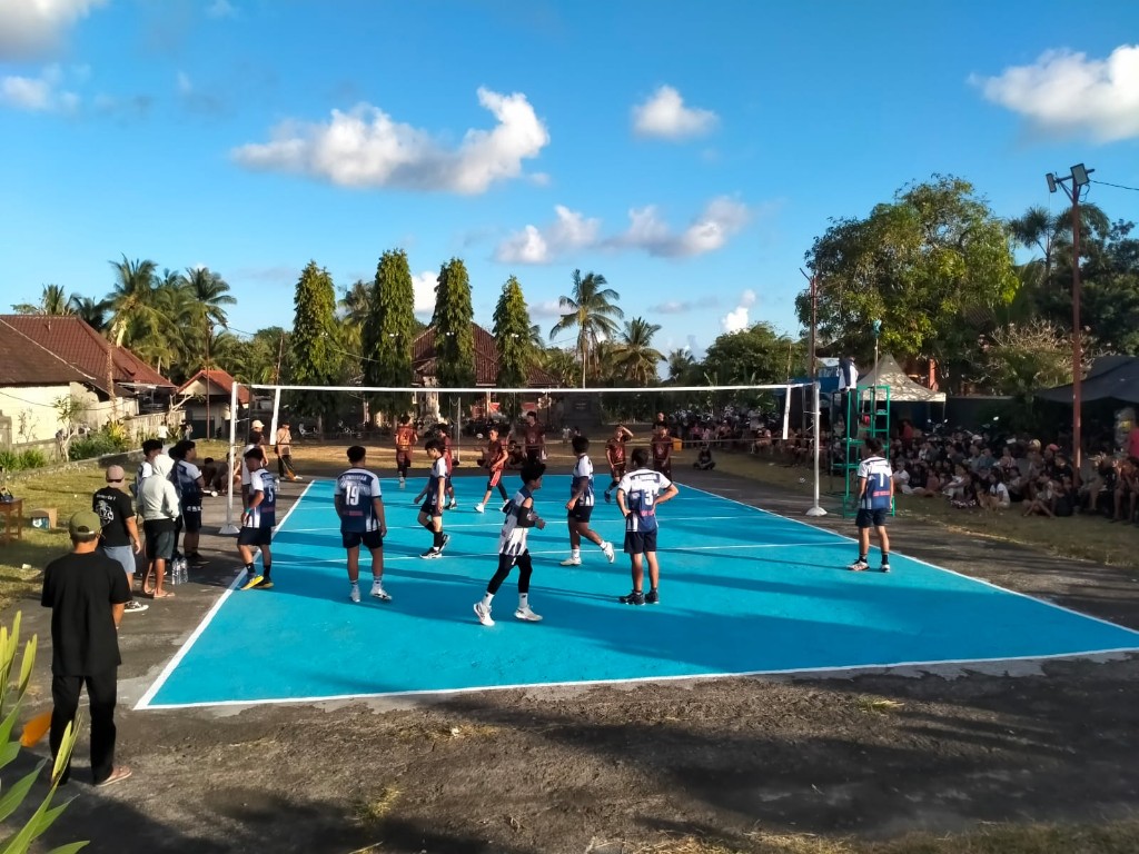 Kopda Yamin Tegaskan Tim Dusun Sekartaji A Jadi Juara Lomba Bola Volly Putra Dalam Rangka Pordes 