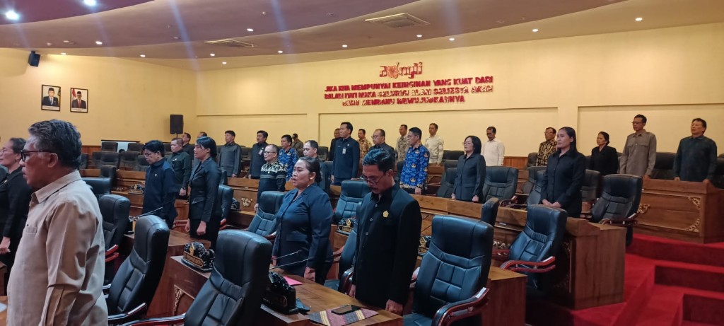 Sidang Paripurna DPRD Bangli, Ekskutif Respon Positif Pemandangan Umum Fraksi