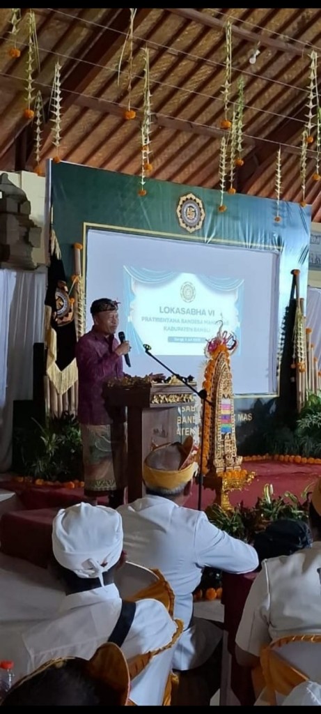 Ketua DPRD Bangli Dorong Rasa Gilik Seguluk Pretisentana Bendesa Manik Mas
