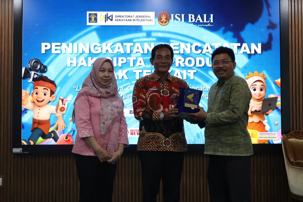 Kanwil Kemenkum Bali Dorong Peningkatan Pencatatan Hak Cipta melalui Penguatan di ISI Bali