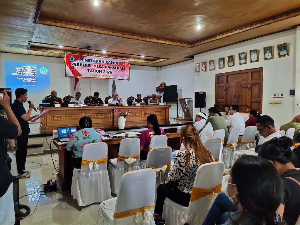 Dampingi Penetapan DPT dan Calon Perbekel, Babinsa Paksebali...