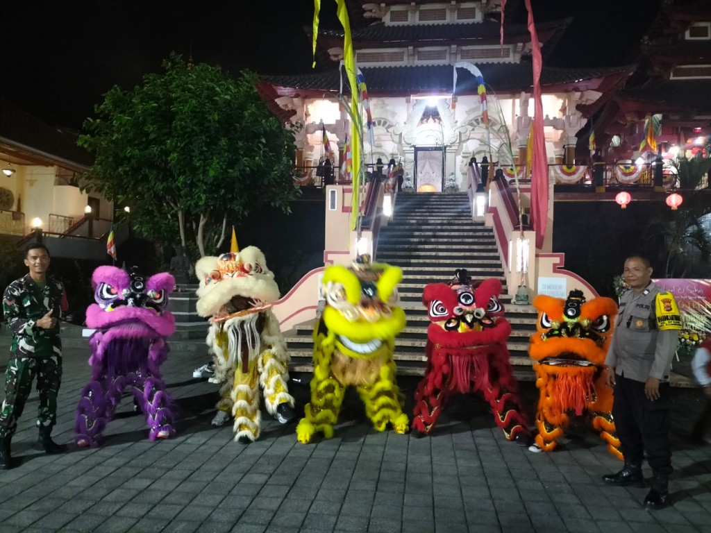 Kawal Peringatan Sejit Ym Kongco Kwan Sing Tee Koen Zhong Yi Mio Di Vihara Dharma Ratna, Koptu Wayan Sutamaya Ungkap Kokohkan Silahturahmi Dan Toleransi