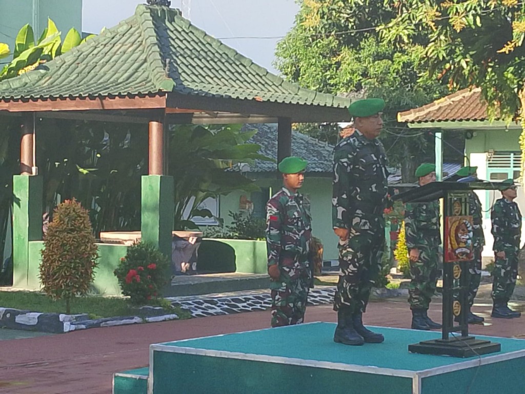 Upacara Bendera Senin, Pgs Pasipers Kodim Klungkung Sebut...