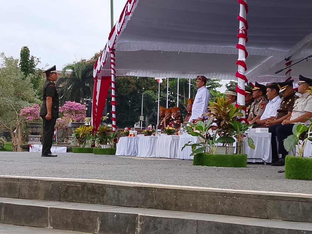 Hari Jadi Provinsi Bali Ke 68, Letkol Sidik Pramono; Mari Bangun Semangat Pengabdian dan Kebersamaan Wujudkan Bali Maju, Kuat dan Sejahtera
