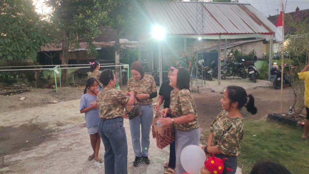 Semarak HUT RI Ke 81 Menyala di Koramil Nusa Penida, Mayor Suparno Hadi Gelar Lomba 17an