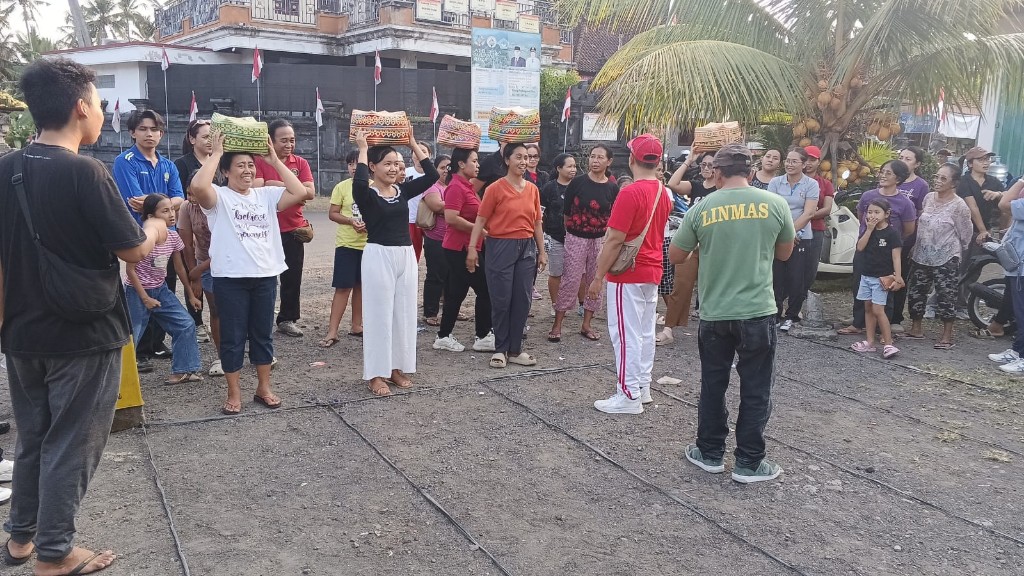 Semangat 45 Bergelora Di Desa Sulang, Serma Nyoman Suarsana Tegaskan 6 Lomba Warnai HUT RI Ke 81