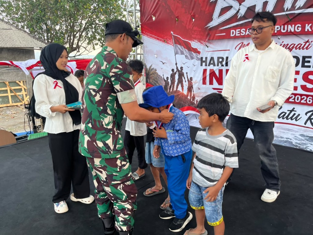 Pelantikan Pengurus Karang Taruna Desa kampung Kusamba, Sertu Azar Tekankan Semangat Dalam Pengabdian dan Beri Kemampuan Terbaik