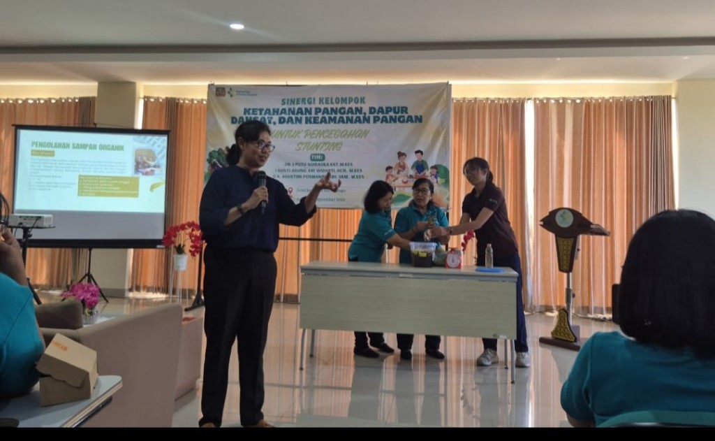Sinergi Ketahanan Pangan dan Dapur Dashat Perkuat Pencegahan Stunting di Kesiman Kertalangu.