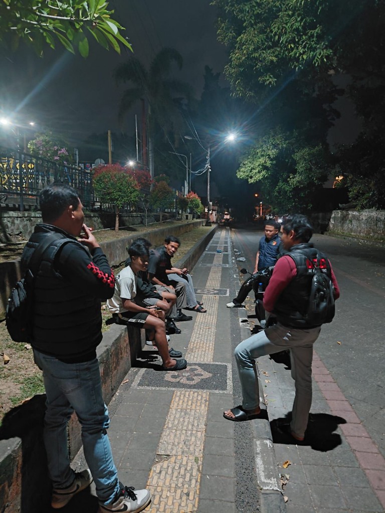 Tim URC Satreskrim Polres Klungkung Patroli Malam, Persempit Ruang Gerak Pelaku Kejahatan.