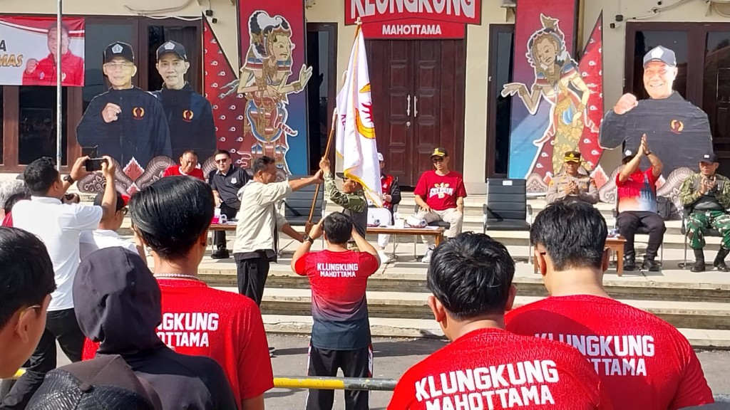 Sinergi Menuju Prestasi, Dandim Klungkung Tegaskan Siap Latih Fisik Kontingen Klungkung menuju Porprov Bali XVll 