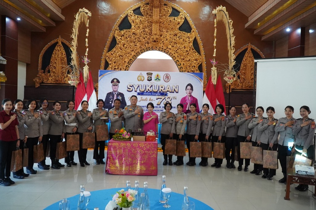 Syukuran Hari Jadi Polwan Ke-78, Kapolres Klungkung Tekankan Peran Polwan Berikan Dampak Nyata bagi Masyarakat.