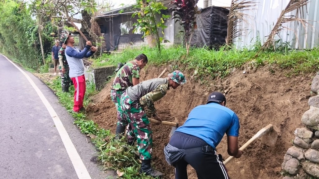 Danramil banjarangkan; Setiap Waktu Dioptimalkan Percepat Proses Pembangunan Pra TMMD 130