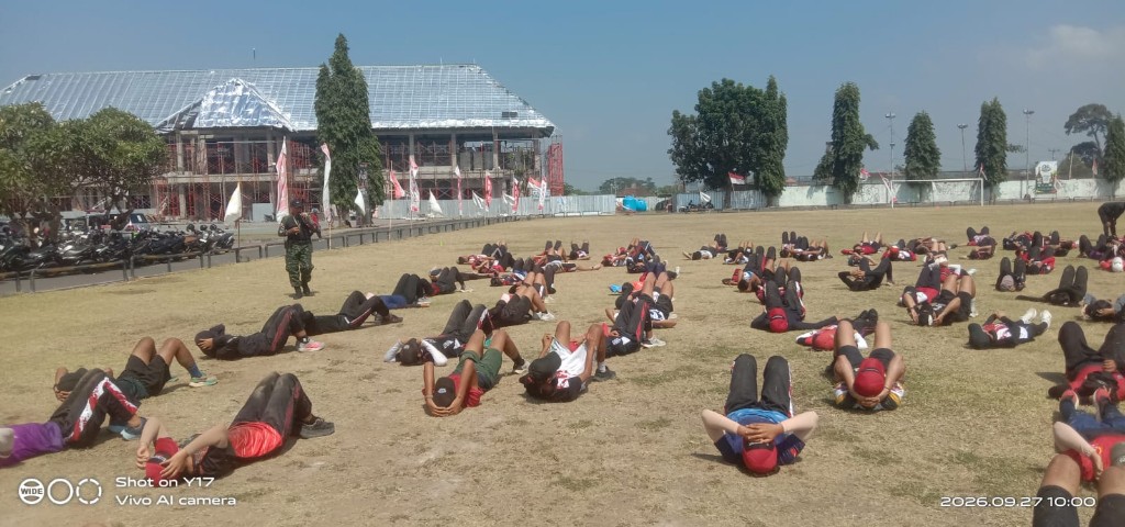 TC  Atlet Lintas Cabor Koni Kabupaten Klungkung, Pjs Pasiops Kodim Klungkung Tegaskan  Fokus Pada Peningkatan Kekuatan Fisik
