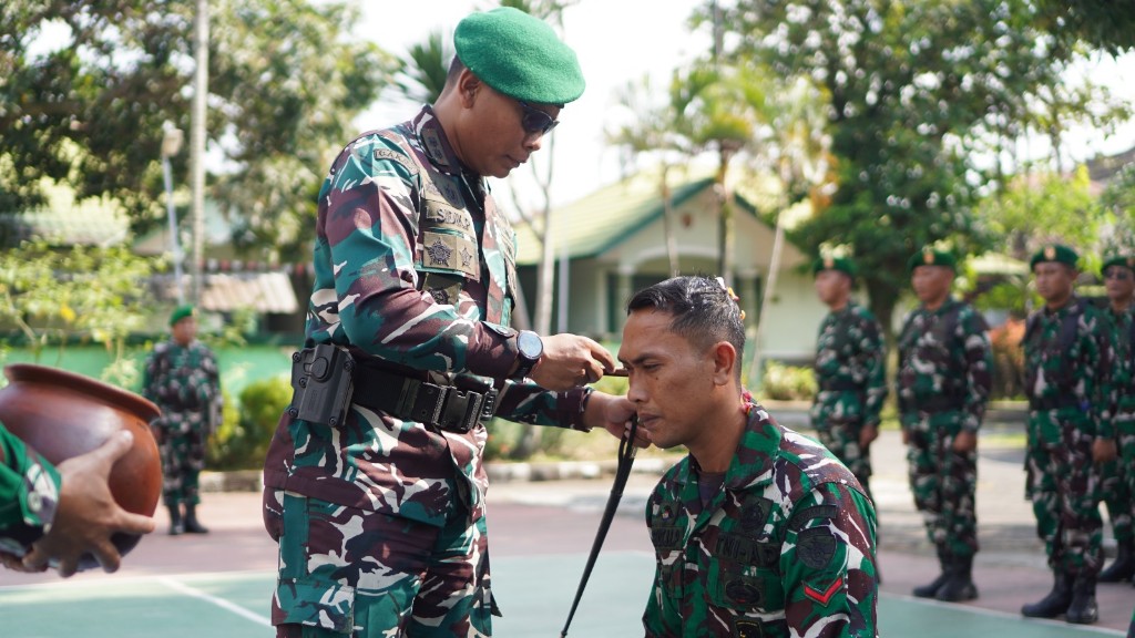 Sah, Tiga Prajurit Resmi Tambah Kekuatan Kodim Klungkung 
