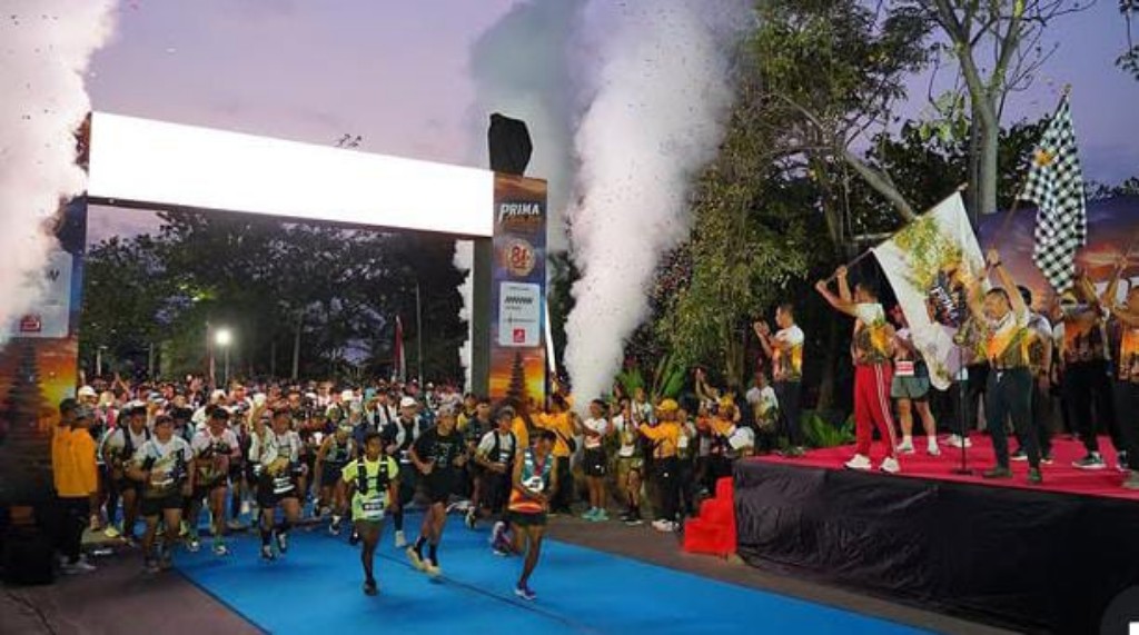 Prima Trail  Run HUT Ke-81 TNI, Letkol Sidik Pramono Tegaskan Padukan Olahraga Dan Wisata Perkokoh Kemanunggalan TNI Rakyat
