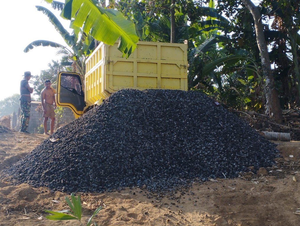 Dansatgas TMMD 130 Kodim Klungkung Tegaskan  Kesiapan Material Faktor Penting Keberhasilan TMMD